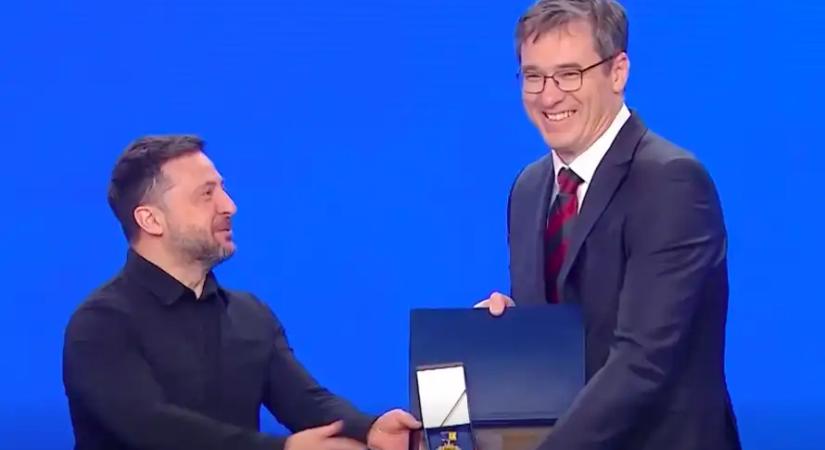 Budapest kitüntetést kapott Ukrajna támogatásáért