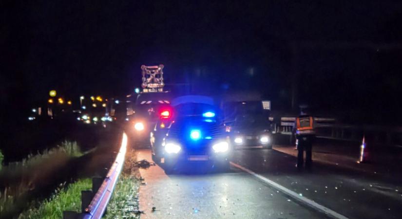 Halálos ütközés az M3-ason: kamionnal ütközött egy autó Nyíregyházánál
