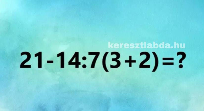Napi matek feladat: Zárójelre figyeltél, de a láthatatlan jel dönt el mindent!