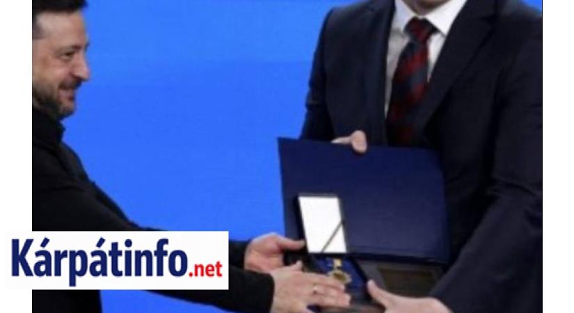 Volodimir Zelenszkij kitüntette Karácsony Gergelyt Ukrajna támogatásáért