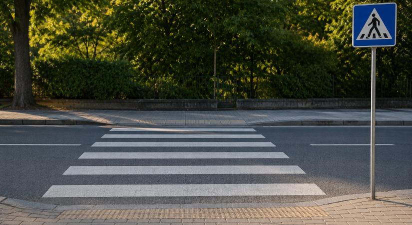 Új zebra épülhet Dorogon a Mária utcánál