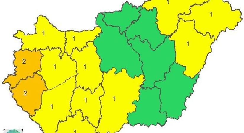 Már kiadták a riasztást! Időzített bomba közeledik Zala felé: kettős csapásra figyelmeztetnek a meteorológusok (videó)