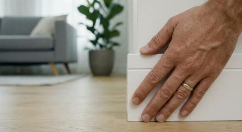 Vége a klasszikus fehér szegélylécnek? Ez a minimál trend optikailag nagyobbá teszi a lakást