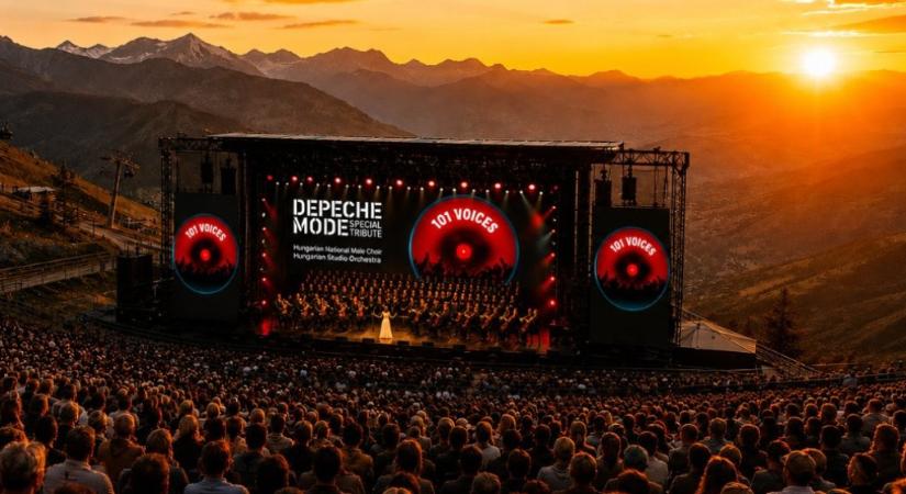Franciaország egyik 2000 méteres csúcsán lép fel a kizárólag magyar zenészekből álló Depeche Mode tribute produkció