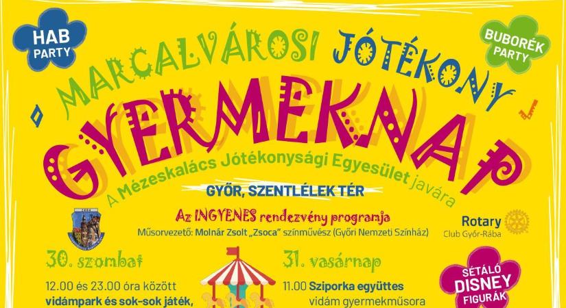 Egy hétvége két gyermeknap Győr-Marcalvárosban