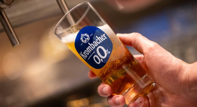 Csapolva is kapható a Krombacher alkoholmentes söre Németországban