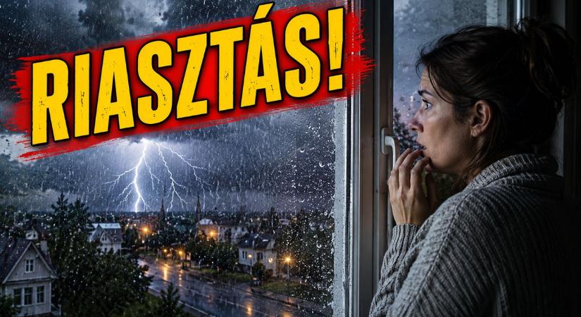 Zivatarok, jégeső, erős szél? Erre készülhet Szabolcs!