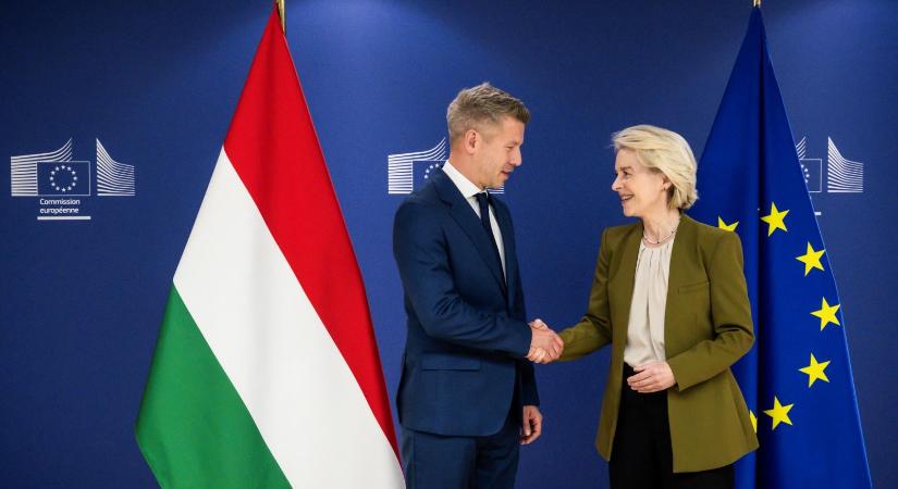 Csütörtökön a NATO főtitkárával, pénteken Ursula von der Leyennel tárgyal Magyar Péter Brüsszelben