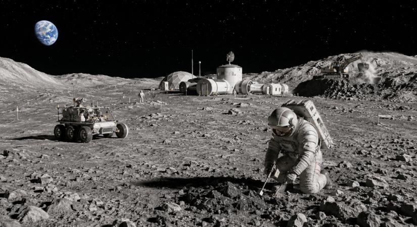 A NASA néhány szemléletes kép kíséretében felfedte, a Holdon hogyan és mikor létesít állandó bázist, ahol emberek is élnének és dolgoznának