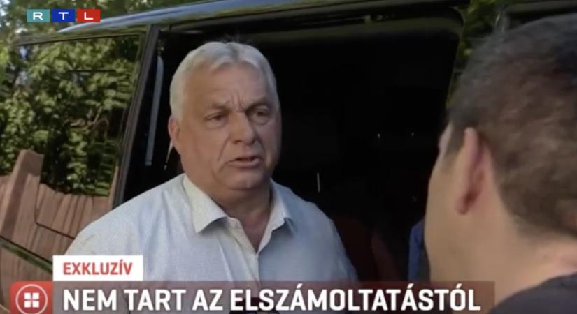 „Én? Ugyan már? Hát miért?” – Orbán arra a kérdésre, hogy tart-e az elszámoltatástól