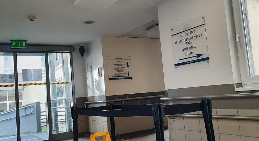 Leállt a központi hűtés a veszprémi kórház műtőiben
