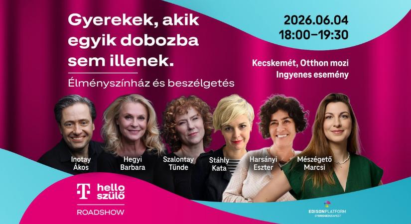 Gyerekek, akik egyik dobozba sem illenek – Élményszínház és szakértők Kecskeméten