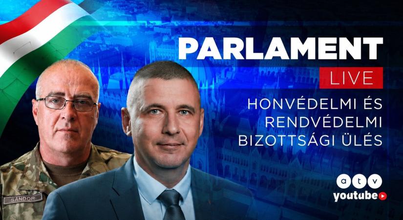 Nézze itt a Honvédelmi és Rendvédelmi Bizottság ülését