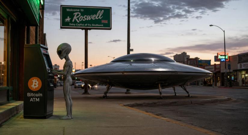Már az idegenek is Bitcoint vásárolnak? Roswell új húzása felrobbantotta a netet