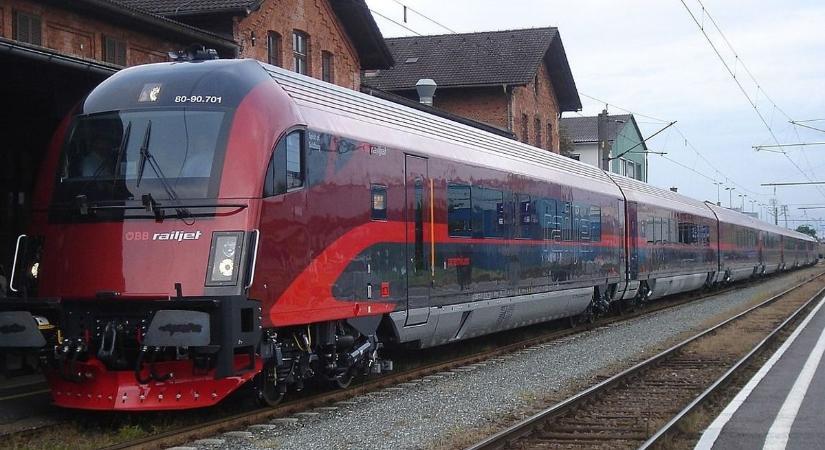Csütörtökön kimarad egy München felől érkező Railjet járat