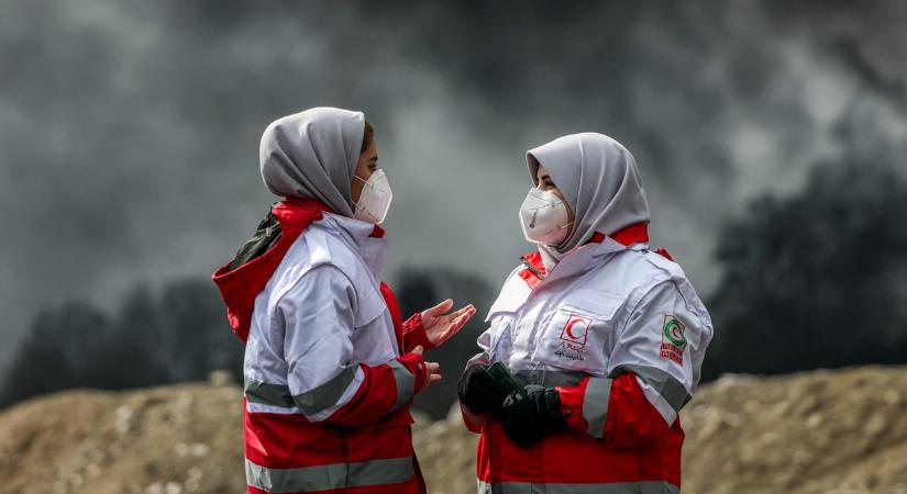 Olaszországnyi területet lepett be a mérgező füst a teheráni olajtüzek után