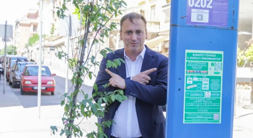 Fákat ültet a II. kerület a leszerelt parkolóórák helyére