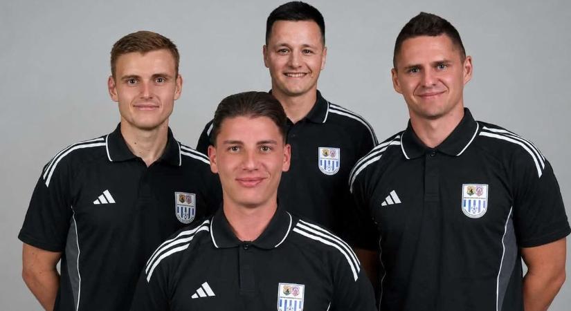 Pancho Aréna: komárom-esztergomi játékvezetői csapat a fináléban