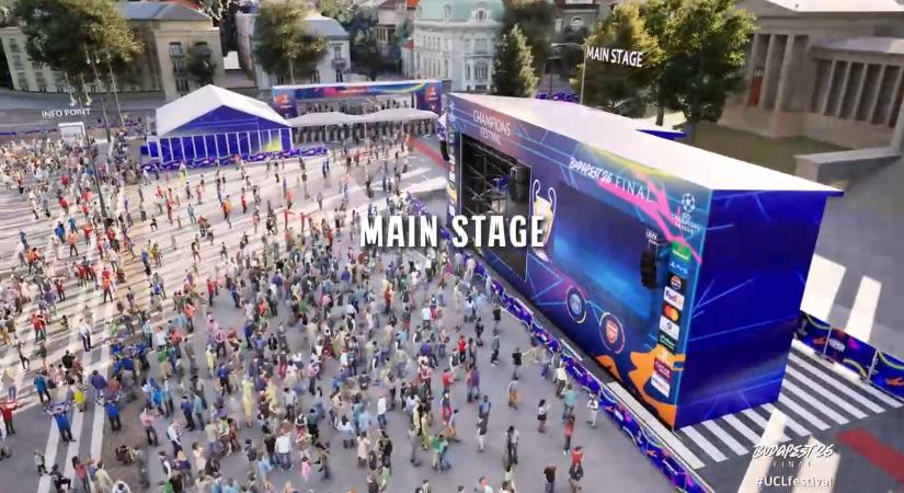 Videón mutatjuk: itt találod az UCL Festival legfontosabb standjait a Hősök terén