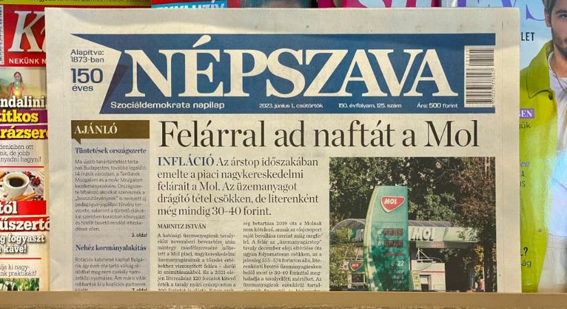 Nem nyomtatja ki a Népszavát a fideszes médiaholding