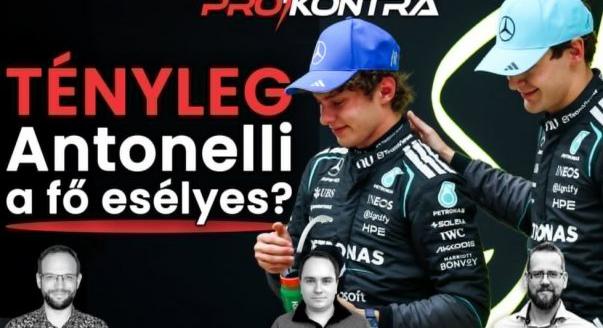 ProKontra: TÉNYLEG Antonelli az F1 fő esélyese 2026-ban?