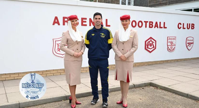 Az Arsenal elindult Budapestre, a BL-döntő helyszínére
