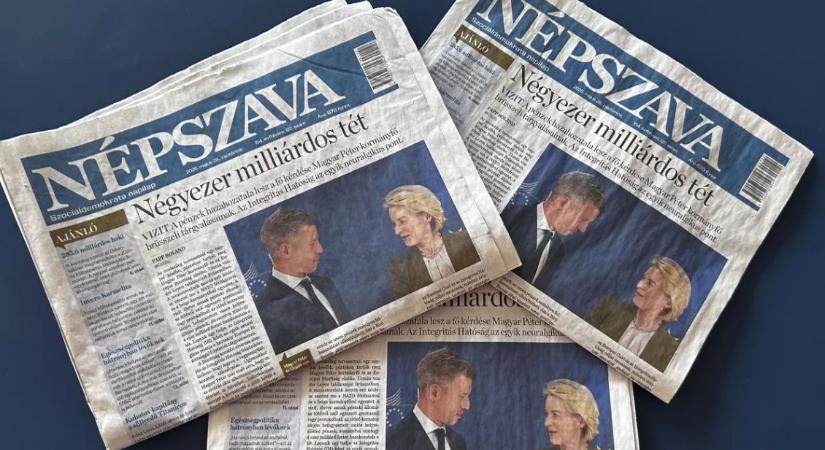 Felmondták a Népszava nyomtatását és terjesztését