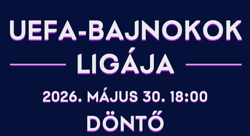 Óriáskivetítőn a BL-finálé, utána jön a Kispál és a Borz