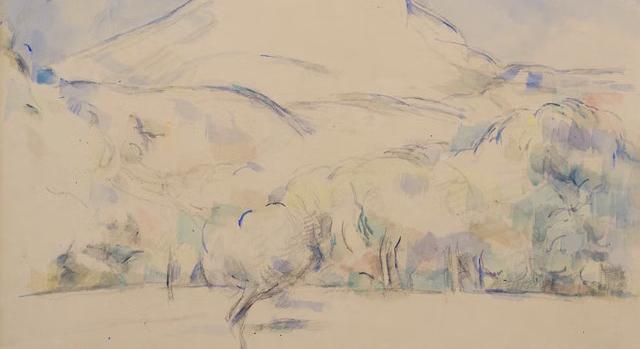 Náci rabolt műkincs lehet egy Svájcban kiállított Cézanne-akvarell