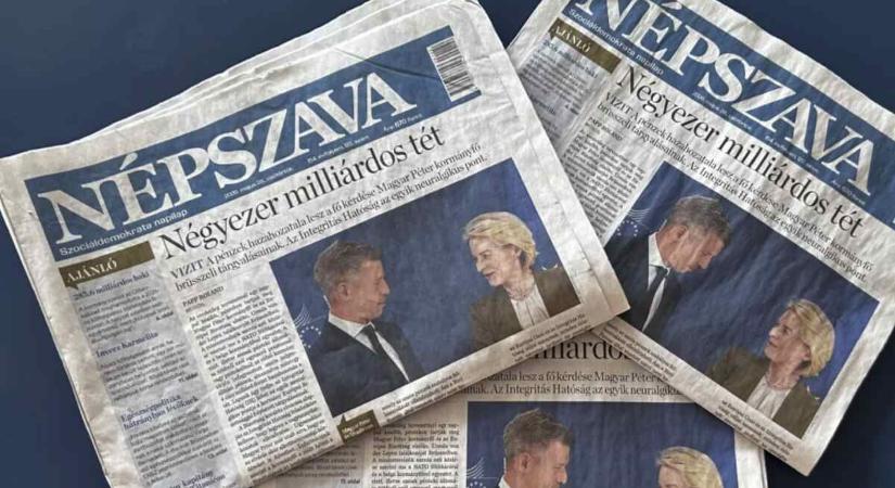 Megszűnhet a Népszava, Orbán „ellenzéki” lapja