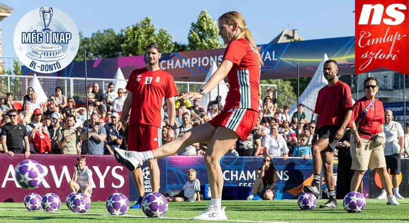 Görbicz Anita még Ashley Cole-t is felülmúlta a BL-döntőt kísérő fesztiválon