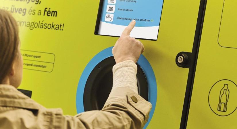 MOHU: idén már több mint 80 millió forint gyűlt össze a rászorulók támogatására palackvisszaváltásokból