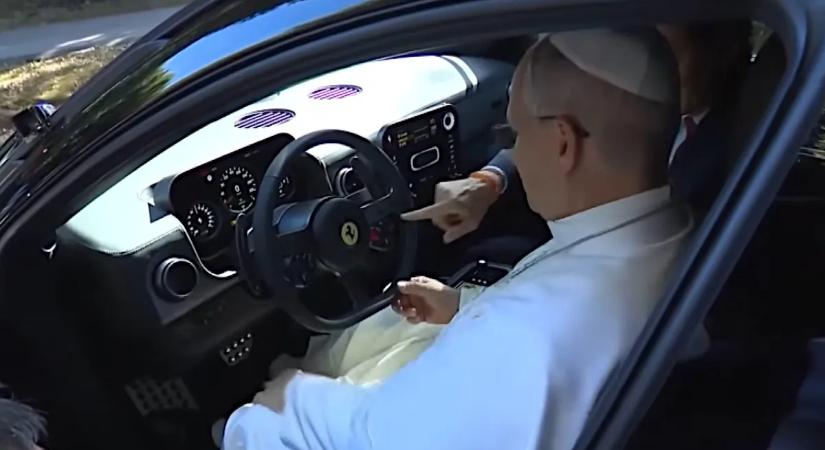 Leo pápa inkább nem mondott véleményt a Ferrari villanyautójáról