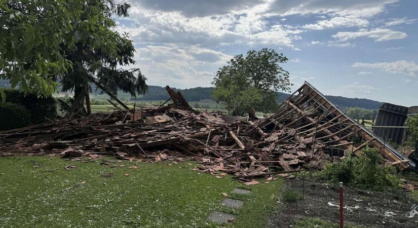 Súlyos károkat okozott a vihar Burgenlandban - fotók