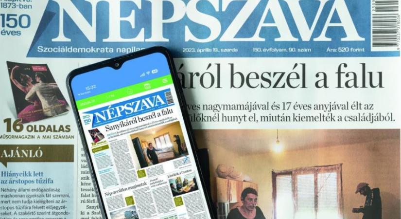 A Mediaworks lépése miatt egyelőre nincs nyomtatott Népszava