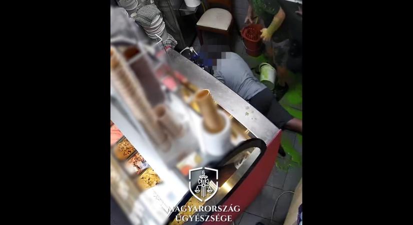 Részegen randalíroztak egy esztergomi fagyizóban