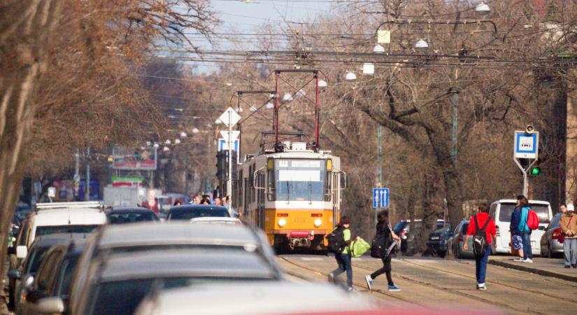 Figyelmeztet a BKK: huzamosabb ideig változik egy villamosjárat útvonala