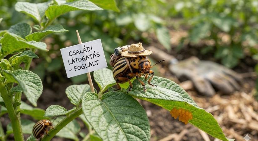 Ha ezt a csíkos vendéget meglátod a krumplin, ne várd meg a családi találkozót