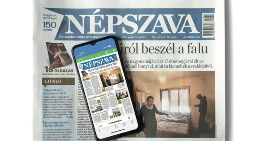 Megszólalt a Népszava napilap megszűnése után a MÚOSZ: százmilliós segítségre lenne szükség
