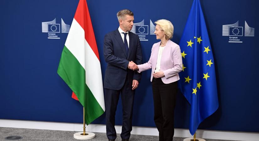 Az uniós források hazahozataláról tart sajtótájékoztatót Magyar Péter és Ursula von der Leyen – élő