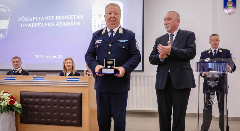 Új vezető a vármegye élén: átadták a rendőrfőkapitányi beosztást - képekkel