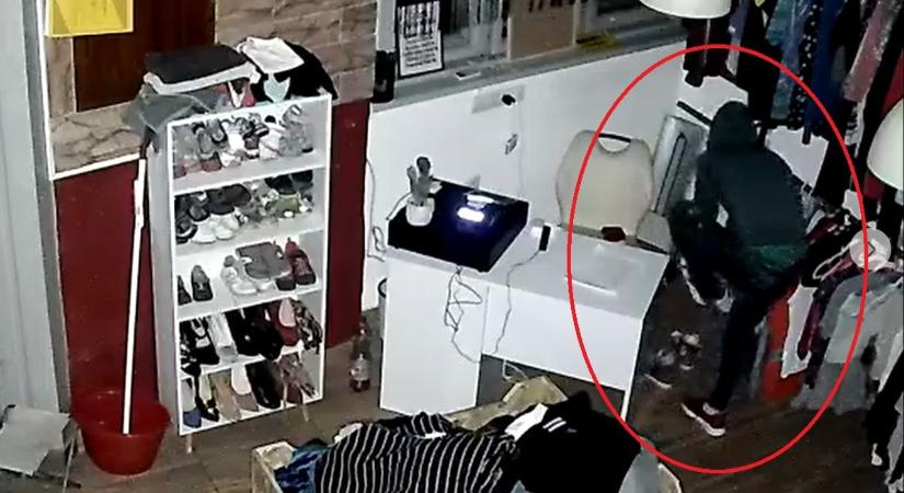 Cipőre próbálta a cipőt a szabolcsi betörő zseni (videóval)