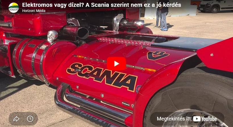 Elektromos vagy dízel? A Scania szerint nem ez a jó kérdés