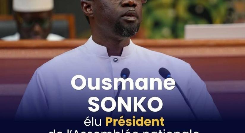 OUSMANE SONKO LETT A SZENEGÁLI NEMZETGYŰLÉS ÚJ ELNÖKE