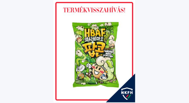 Egészségügyi kockázat miatt visszahívtak egy népszerű popcornt