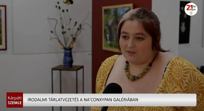 Irodalmi tárlatvezetés a Na#039;Conxypan Galériában (videó)