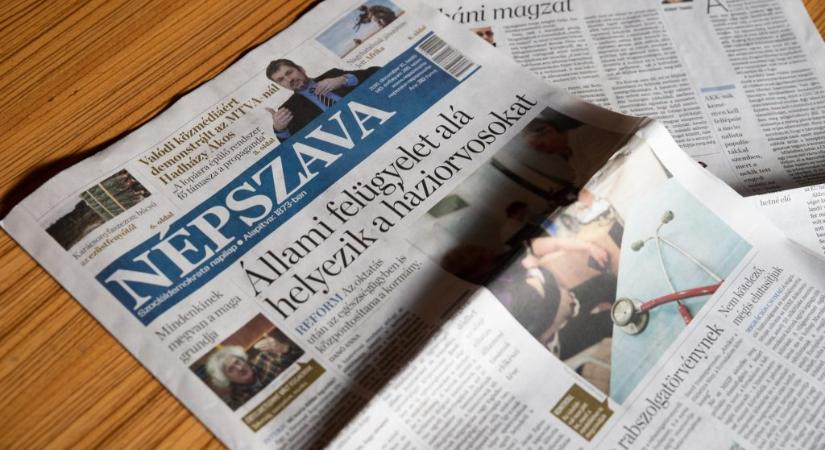 A veszélybe került Népszava főszerkesztője: A kormány nem hagyhatja érintetlenül ezt a helyzetet