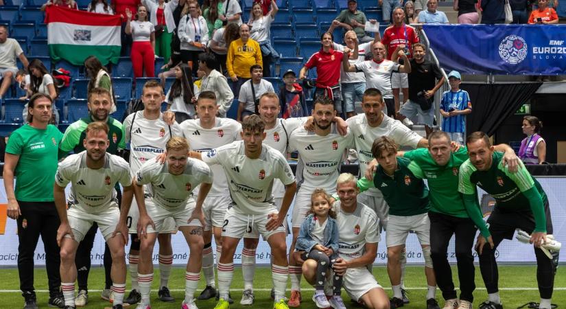 Gól nélküli döntetlent játszott a magyar válogatott a minifutball Eb-n, még nincs meg a továbbjutás