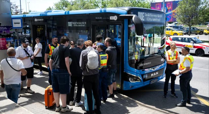 Lezárások, extrém reptéri forgalom, több tízezer szurkoló – nem lesz könnyű közlekedni szombaton Budapesten