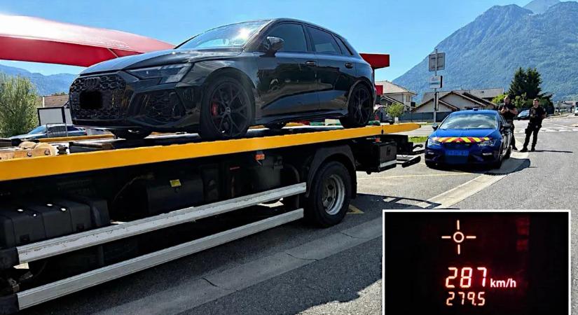 Megdőlt a gyorshajtásrekord: ilyen tempóval száguldott az audis!